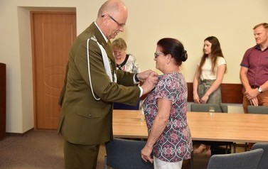 Wręczenie medali &bdquo;Za zasługi dla obronności kraju&rdquo; - 13.07.2021 r.  4