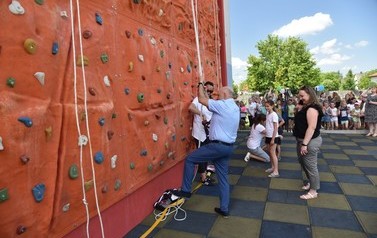 Otwarcie ścianki wspinaczkowej w Sarzynie - 21.06.2021 r.  5