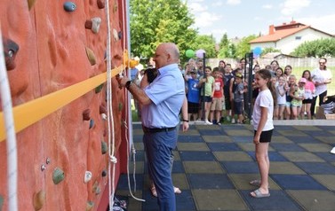 Otwarcie ścianki wspinaczkowej w Sarzynie - 21.06.2021 r.  7