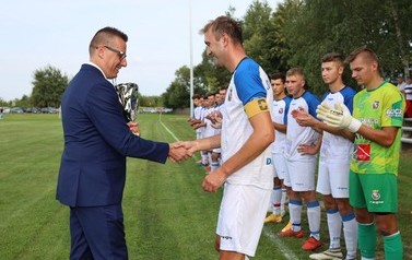 Advit Łętownia, wręczenie puchar&oacute;w za awans do A-klasy - 22.08.2021 r. 2