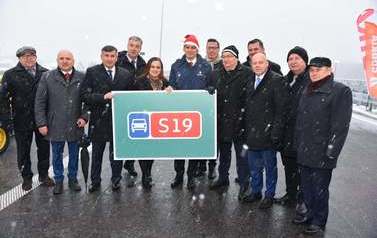 Otwarcie odcinka drogi S-19 na węźle Nowa Sarzyna - 06.12.2021 r.  1