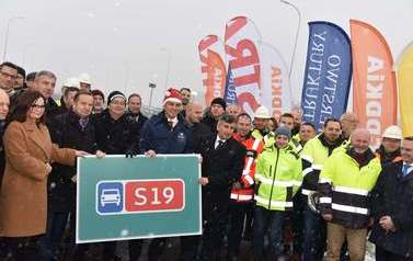 Otwarcie odcinka drogi S-19 na węźle Nowa Sarzyna - 06.12.2021 r.  7