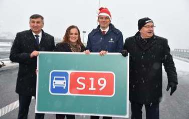 Otwarcie odcinka drogi S-19 na węźle Nowa Sarzyna - 06.12.2021 r.  14