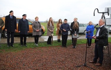 Odsłonięcie muralu &bdquo;Halifax JP224&rdquo; 11