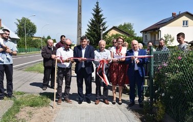 Oddanie do użytku chodnika w Rudzie Łańcuckiej, 06.06.2022 r. 1