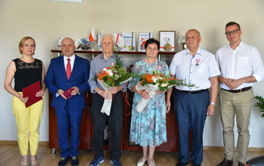 Wręczenie medali za długoletnie pożycie małżeńskie - 30.06.2022 r. 1