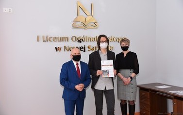 Wręczenie stypendi&oacute;w za wyniki w nauce - 19.02.2021 r.  1