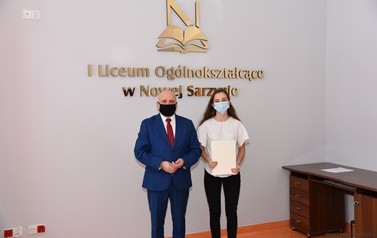 Wręczenie stypendi&oacute;w za wyniki w nauce - 19.02.2021 r.  7