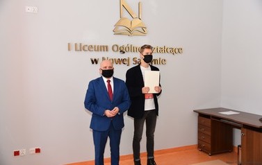 Wręczenie stypendi&oacute;w za wyniki w nauce - 19.02.2021 r.  8