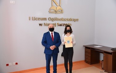 Wręczenie stypendi&oacute;w za wyniki w nauce - 19.02.2021 r.  10