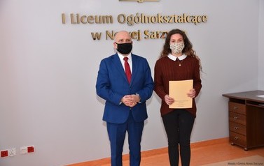 Wręczenie stypendi&oacute;w za wyniki w nauce - 19.02.2021 r.  14