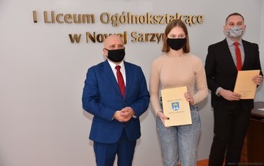 Wręczenie stypendi&oacute;w za wyniki w nauce - 19.02.2021 r.  15