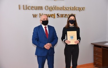 Wręczenie stypendi&oacute;w za wyniki w nauce - 19.02.2021 r.  19