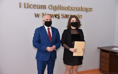 Wręczenie stypendi&oacute;w za wyniki w nauce - 19.02.2021 r.  21