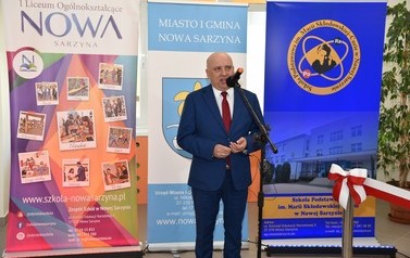 Otwarcie Pracowni Robotyki w Zespole Szk&oacute;ł w Nowej Sarzynie - 01.06.2021 r.  14
