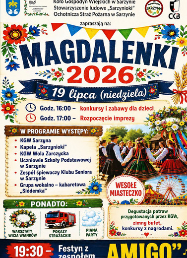 &bdquo;Magdalenki 2026&rdquo; w Sarzynie
