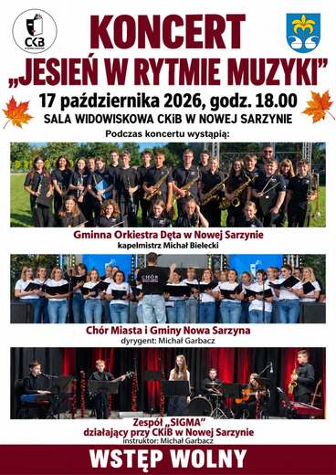 Koncert &bdquo;Jesień w rytmie muzyki&rdquo;