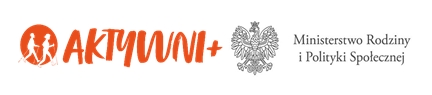 grafika zawiera logotypy projektu Aktywni + oraz&nbsp;Ministerstwa Rodziny i&nbsp;Polityki Społecznej