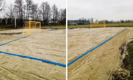 zdjęcie boiska do piłki plażowej w Woli Zarczyckiej