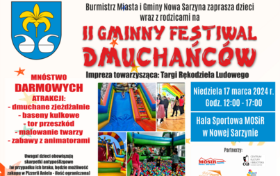 Zdjęcie do II Gminny Festiwal Dmuchańc&oacute;w