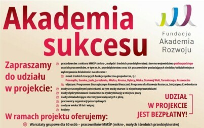 Zdjęcie do Projekt &quot;Akademia Sukcesu&quot;