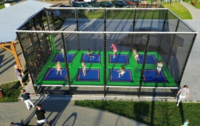 Zdjęcie do W Nowej Sarzynie powstał Park Trampolin