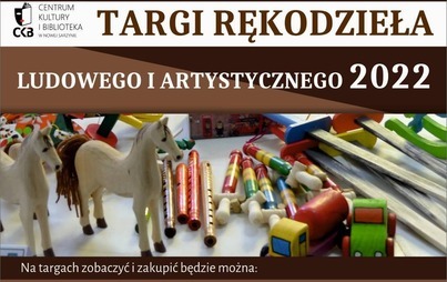 Zdjęcie do Targi Rękodzieła Ludowego i Artystycznego