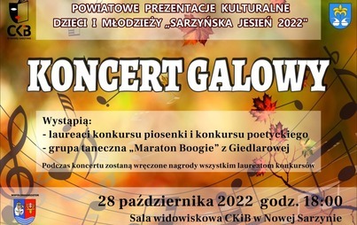 Zdjęcie do Koncert Galowy &quot;Sarzyńska Jesień 2022&quot;