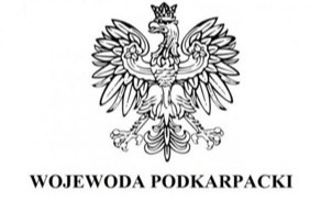logo przedstawia orła białego i napis wojewoda podkarpacki