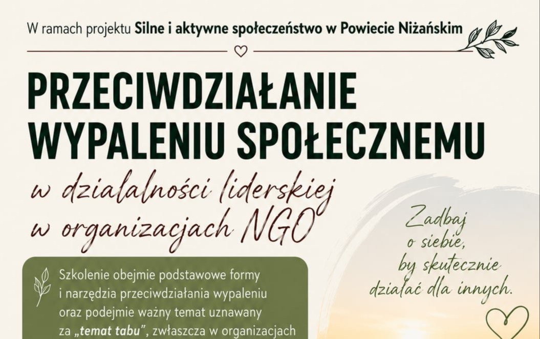 Szkolenia dla liderów NGO