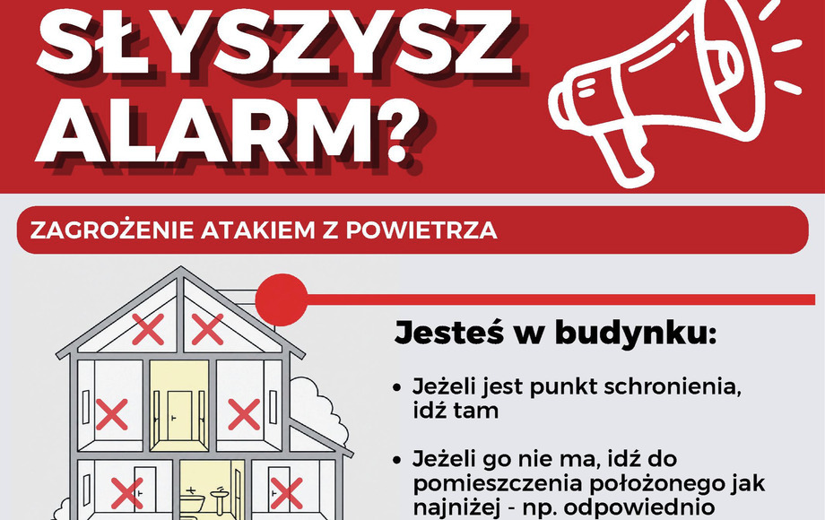 MSWiA udostępniło instrukcje dotyczące alertów RCB i sygnałów alarmowych
