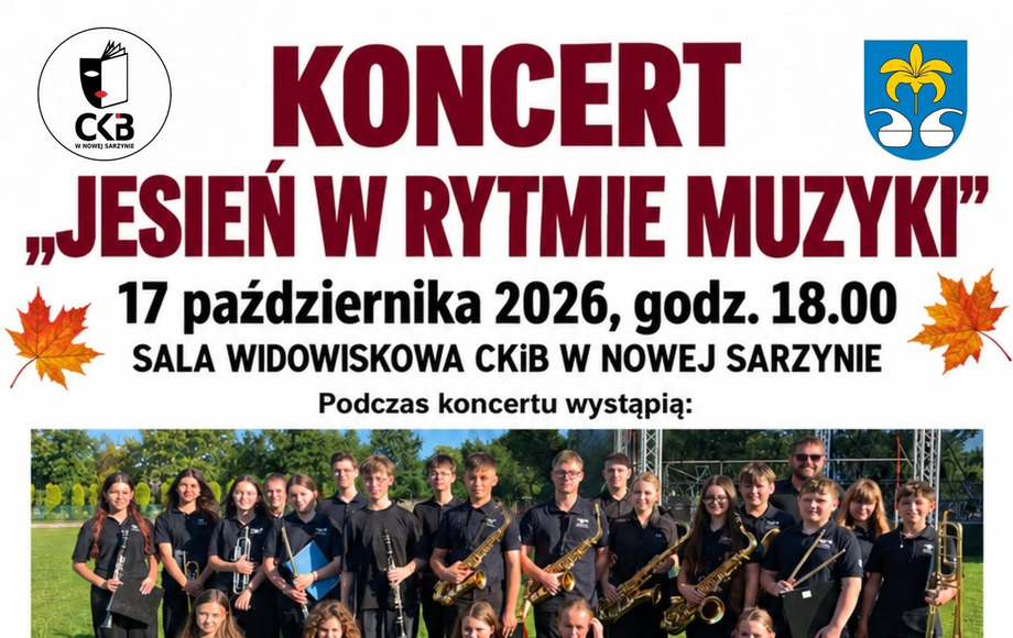 Koncert „Jesień w rytmie muzyki” w Nowej Sarzynie